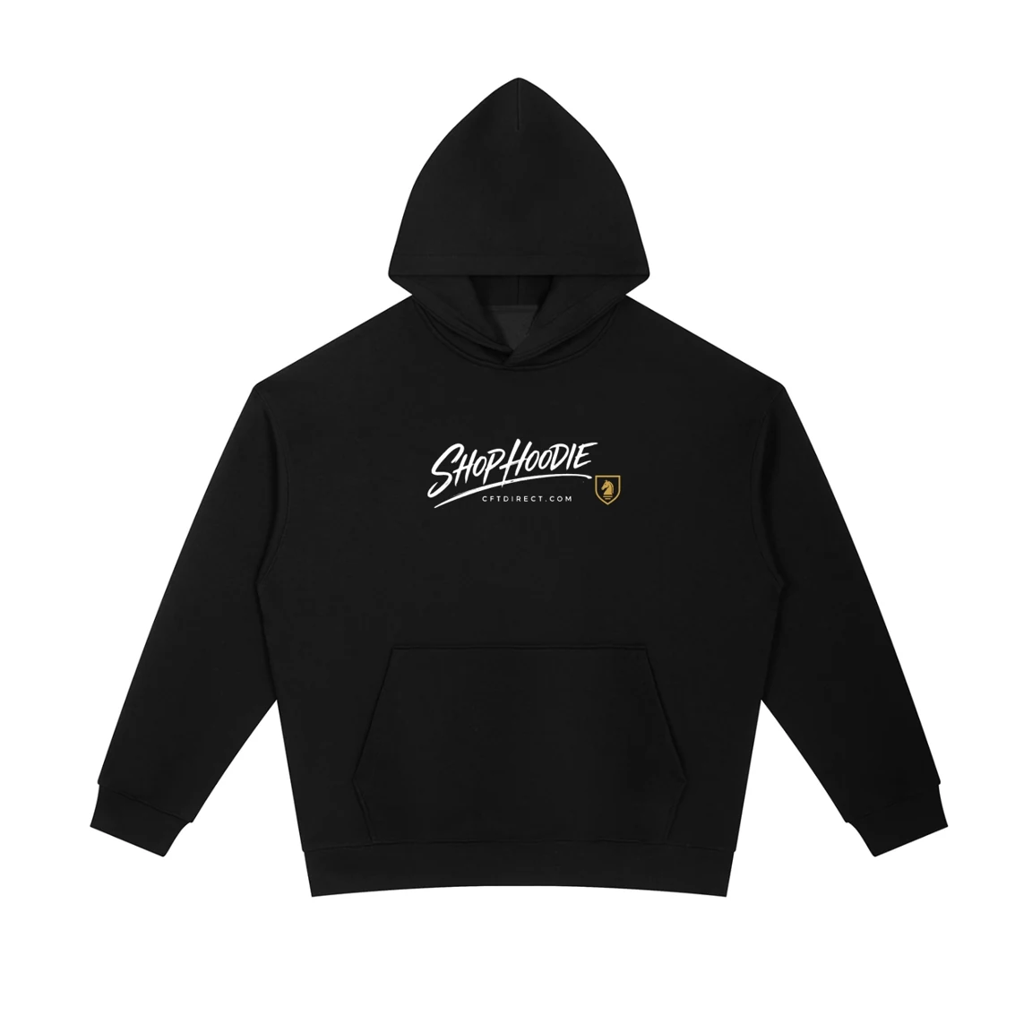 Original black graphic hoodie product photo