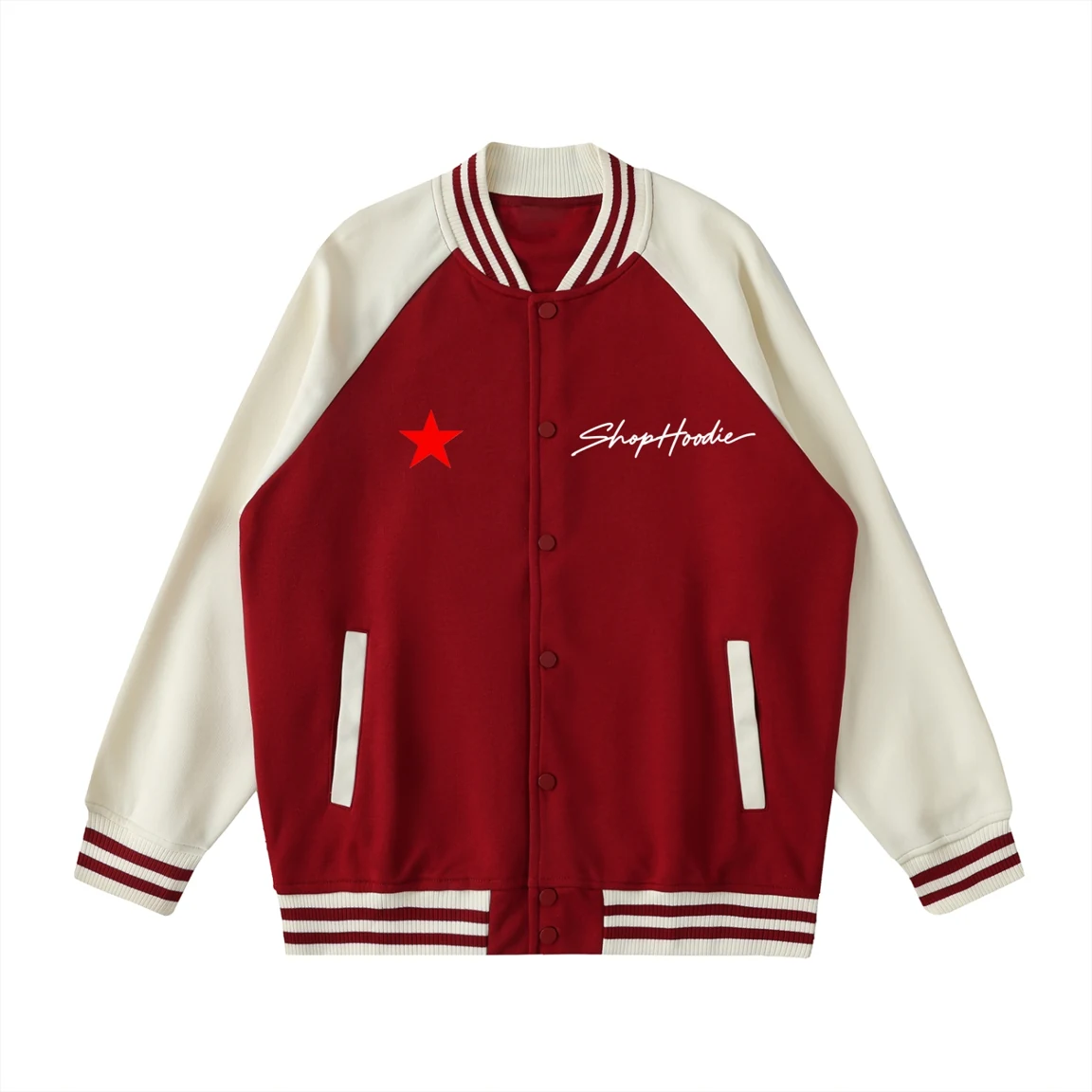 Original two-tone varsity jacket product photo